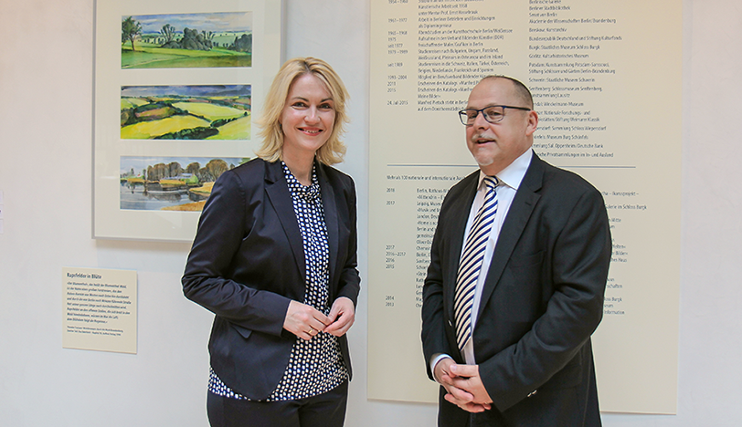 Manuela Schwesig und Jürgen Schneider